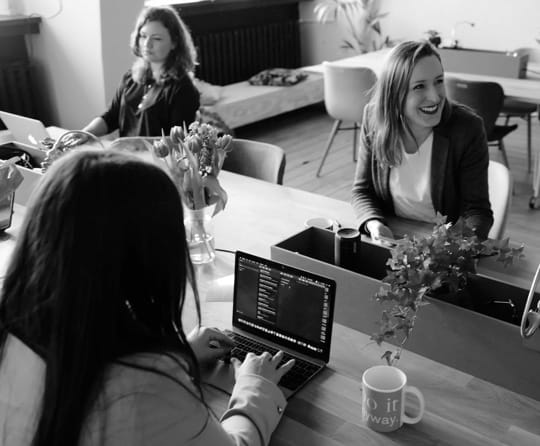 women working with computers